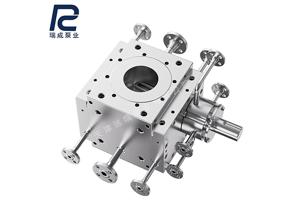 Why are bottom-discharge pumps used in hot-melt adhesive production?